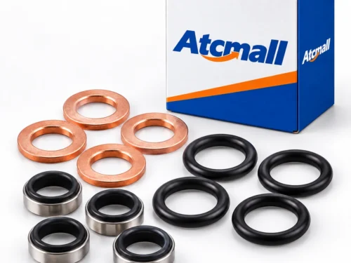 3 Cylinder Injector Seal Kit With Heat Shield for Kubota Engine D722 D902 D1005 D1105 D1703 Bobcat Loader S100 S150 S160 S175 S185 S70